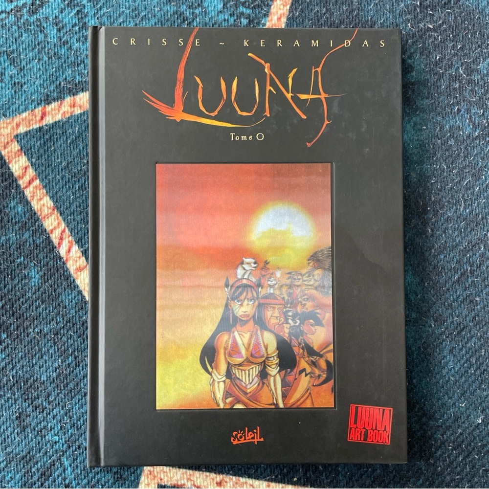 LUUNA tome 0 art book BD Crisse Keramidas bandes dessinées française Amérindien